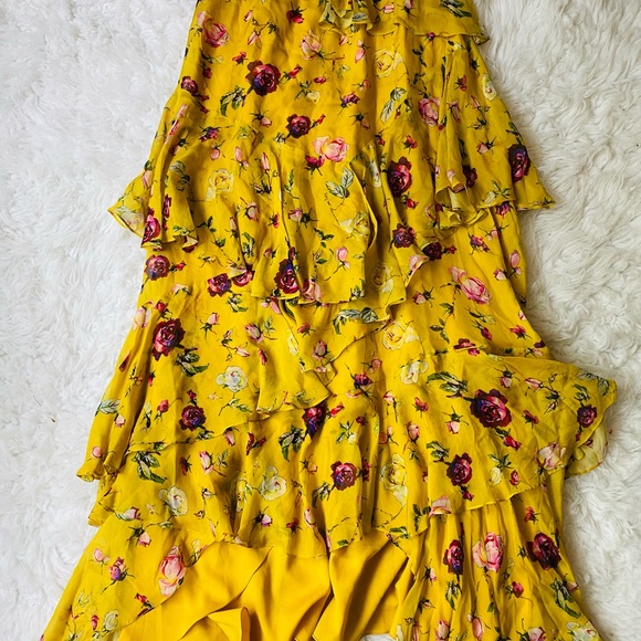 FLOR ET AL Melissa Rosebud Tiered Ruffle Gown 6 - Picture 6 of 16